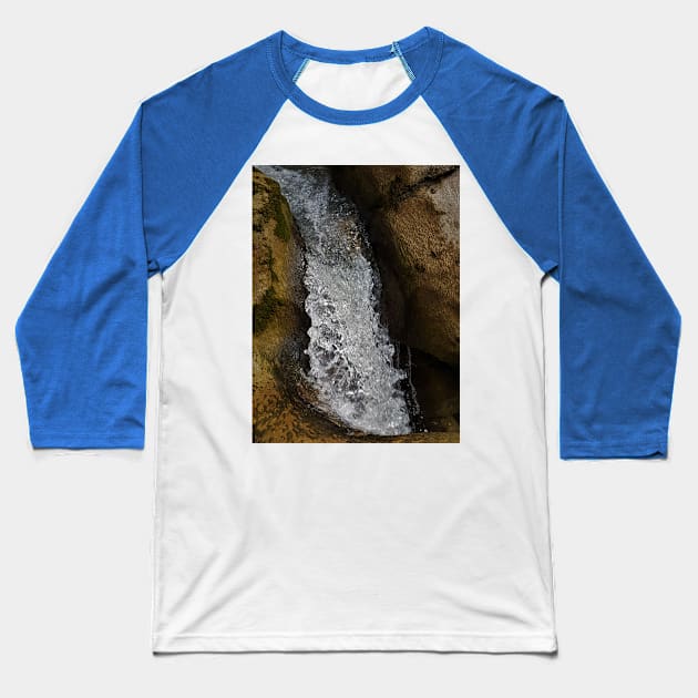 stream water Baseball T-Shirt by megadent